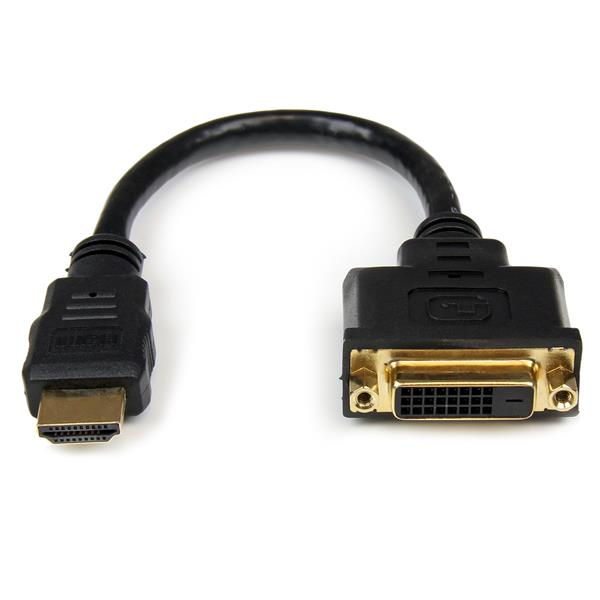 StarTech.com 8in HDMI to DVI-D Video Cable Adapter StarTech.com — view 1