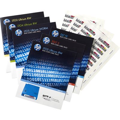 Hewlett Packard Enterprise Bar Code Label Pack LTO6 Ultrium RW Hewlett Packard Enterprise — view 2