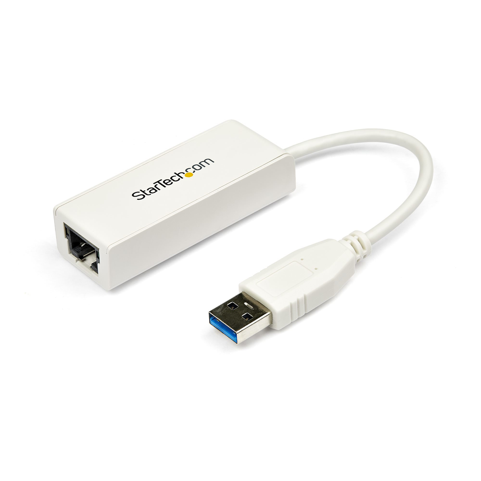 StarTech.com USB 3.0 to Ethernet Adapter - White StarTech.com — view 2