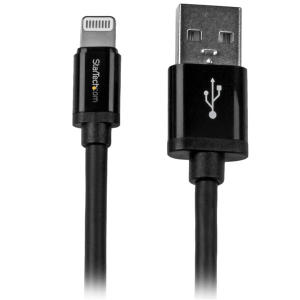 StarTech.com 2m Black 8-pin Lightning to USB Cable StarTech.com — view 2