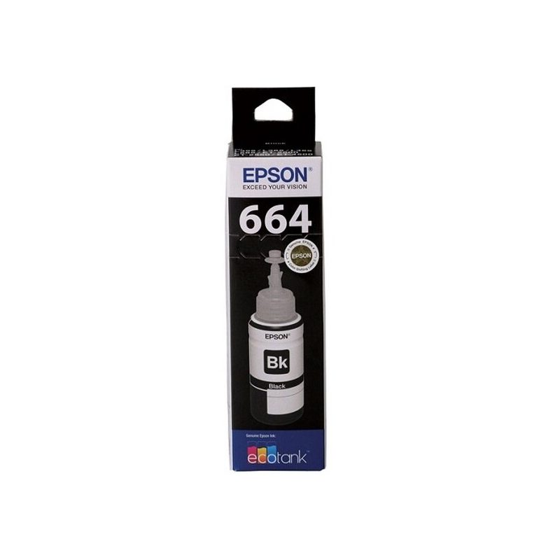 EPSON T664 Black ink bottle EPSON — view 2