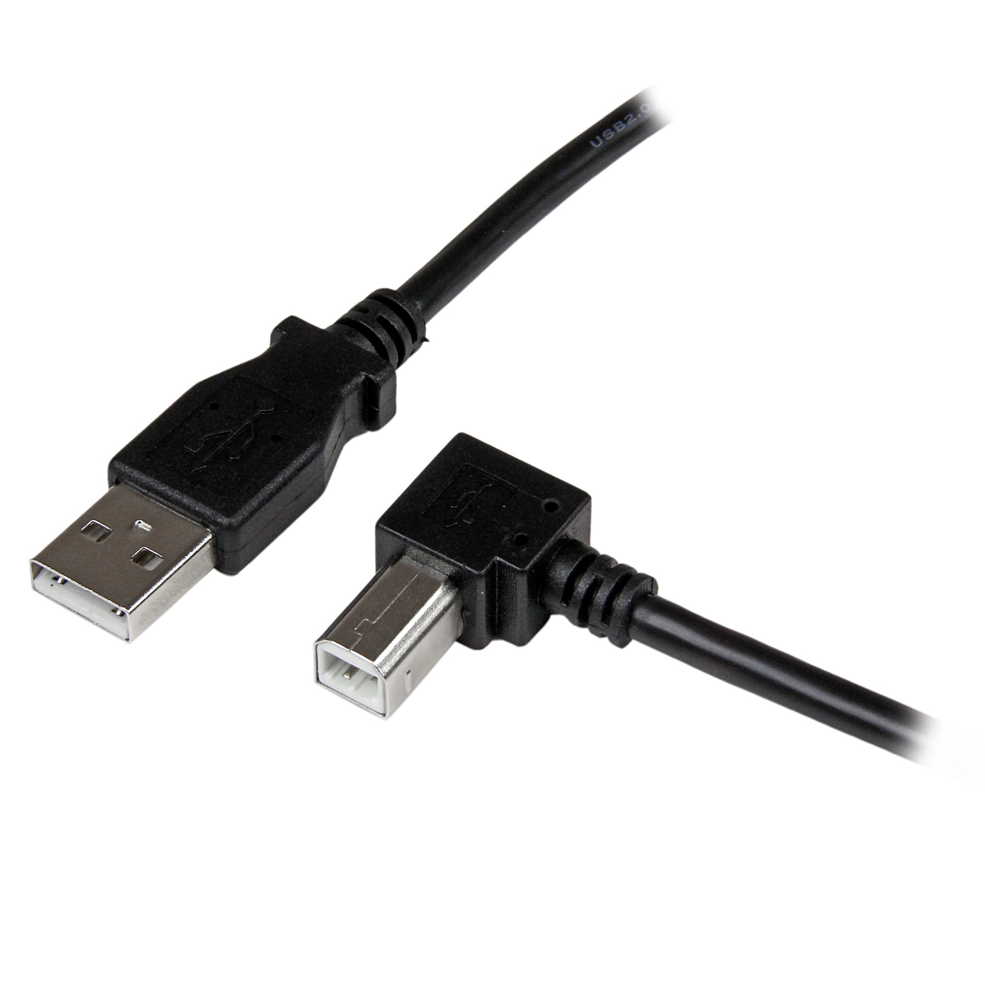 StarTech.com 2m USB 2.0 A to Right Angle B Cable M/M StarTech.com — view 1
