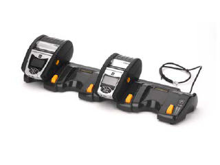 ZEBRA 4 BAY ETH CRADLE WITH AC ADAPTOR + PLUG ZEBRA — view 2