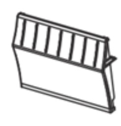 ZEBRA KIT FRONT LOWER PANELS ZT220 210 ZEBRA — view 2