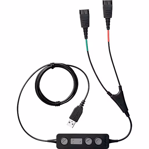 JABRA Supervisor cord 2xQD / USB UK version JABRA — view 2