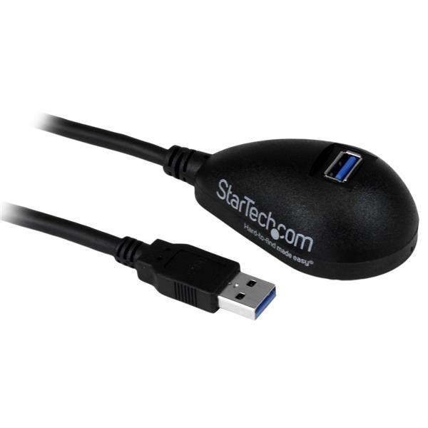 StarTech.com 5ft Black USB 3 Desktop Extension Cable StarTech.com — view 2