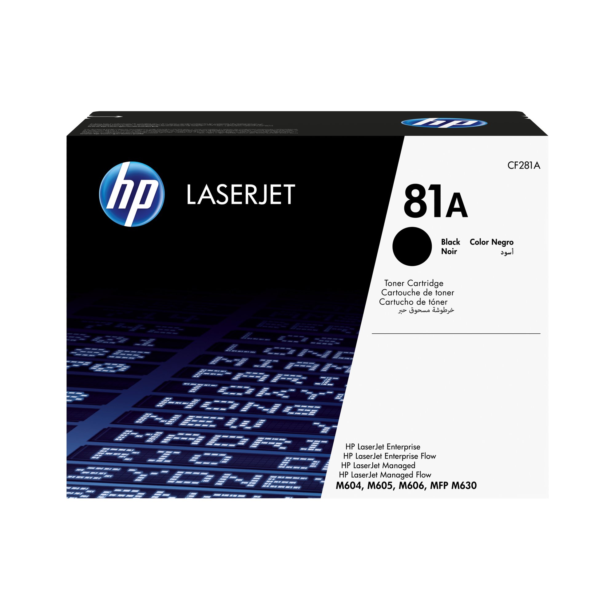 HP 81A BLACK LJ TONER CART CF281A. HP — view 2