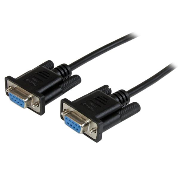StarTech.com 1m Black DB9 RS232 Null Modem Cable FF StarTech.com — view 2