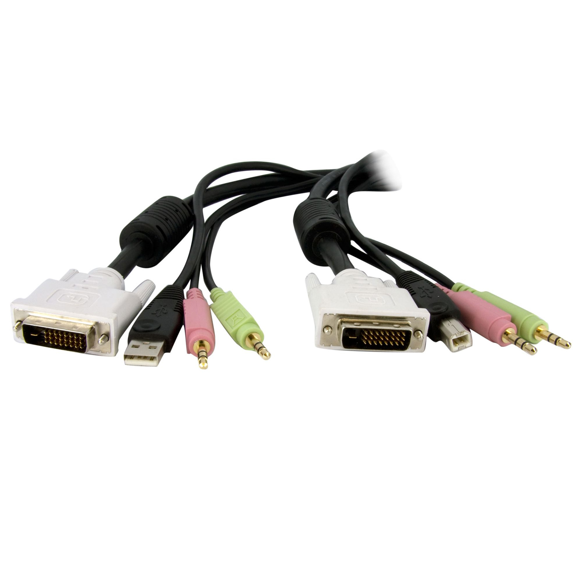 StarTech.com 4-in-1 USB DVI KVM Switch Cable w/ Audio StarTech.com — view 2