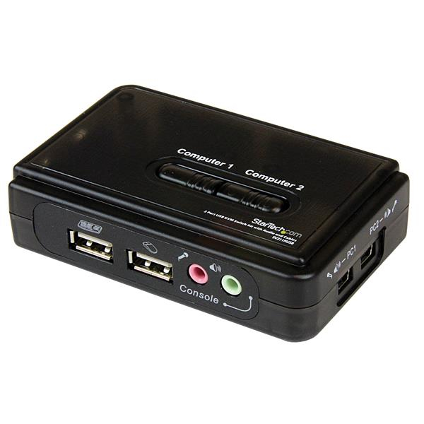 StarTech.com 2 Port USB KVM Switch w/ Audio & Cables StarTech.com — view 2