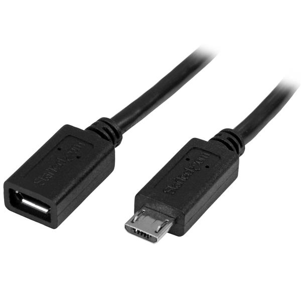 StarTech.com 0.5m 20in Micro-USB Extension Cable M/F StarTech.com — view 2