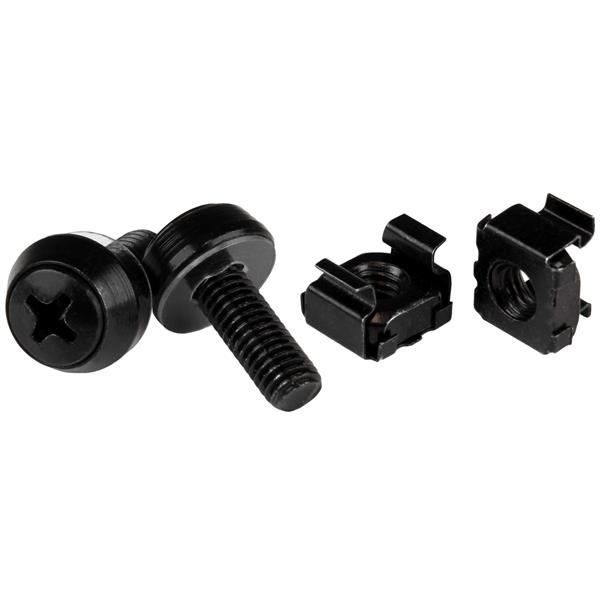 StarTech.com M6 SCREWS CAGE NUTS - 50 PACK BLACK StarTech.com — view 2