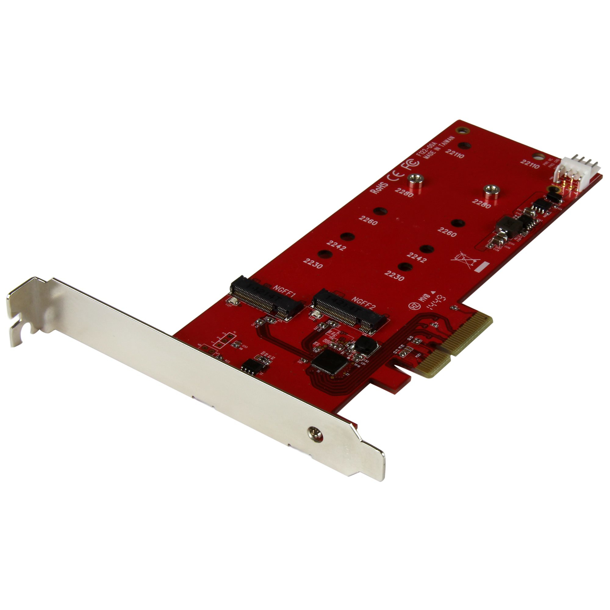 StarTech.com 2x M.2 SSD Controller Card - PCIe StarTech.com — view 1