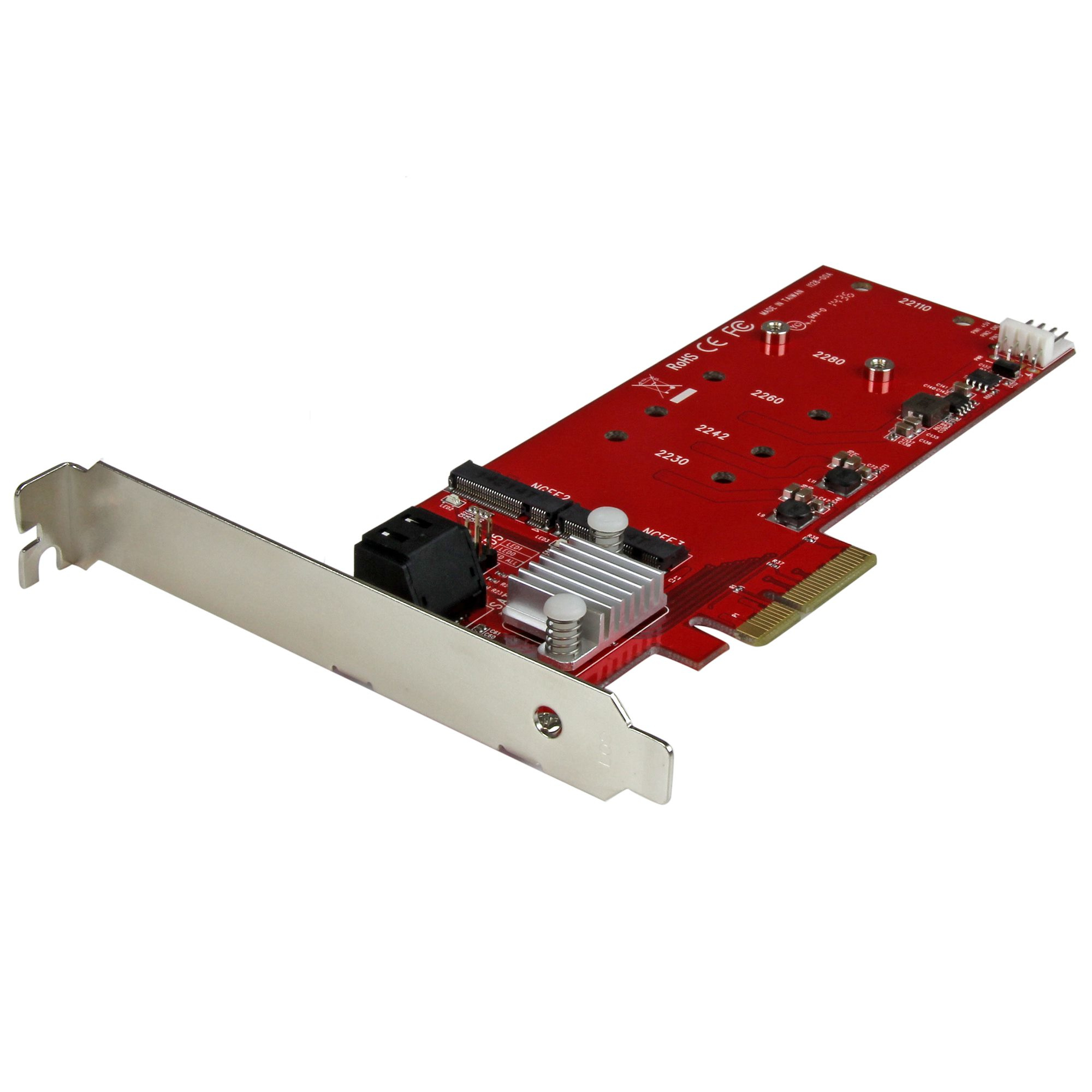 StarTech.com M.2 RAID CONTROLLER CARD + 2X SATA PORTS StarTech.com — view 2