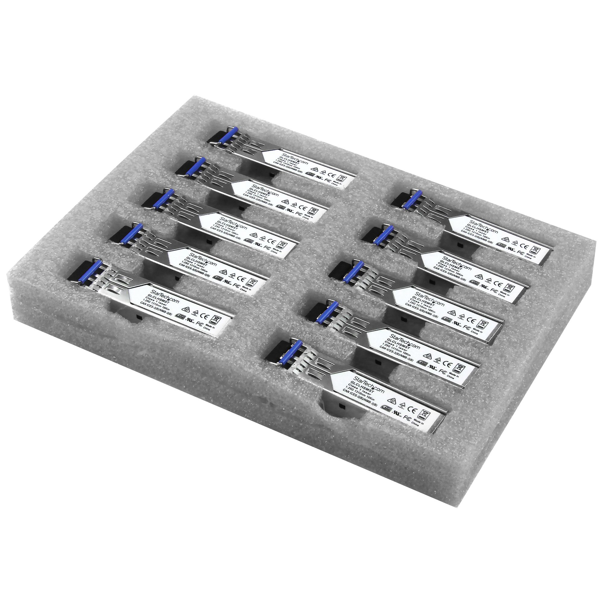 StarTech.com Cisco Compatible Gb Fiber SFP - 10 Pack StarTech.com — view 2