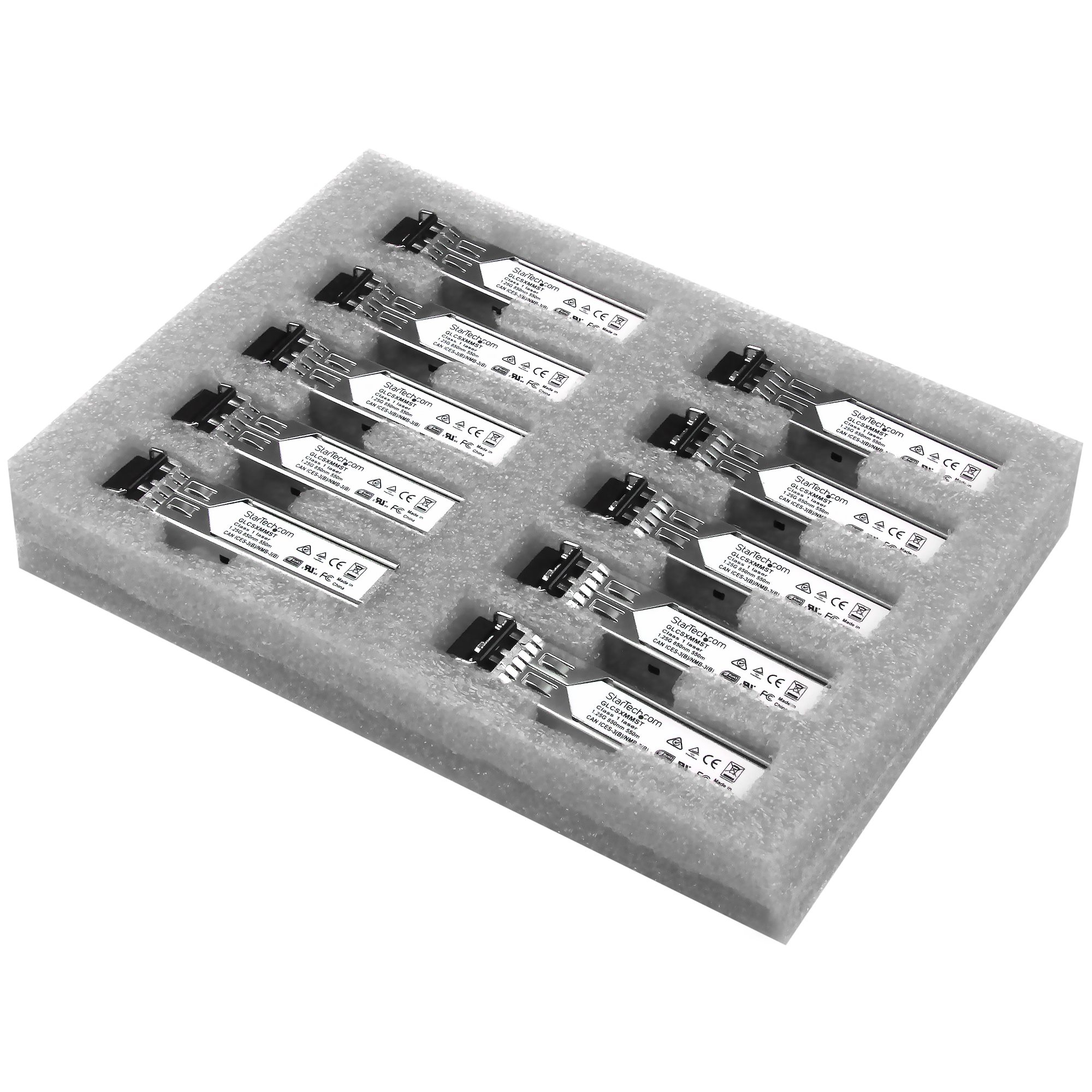 StarTech.com Gb Fiber SFP - Cisco Compatible- 10 Pack StarTech.com — view 2