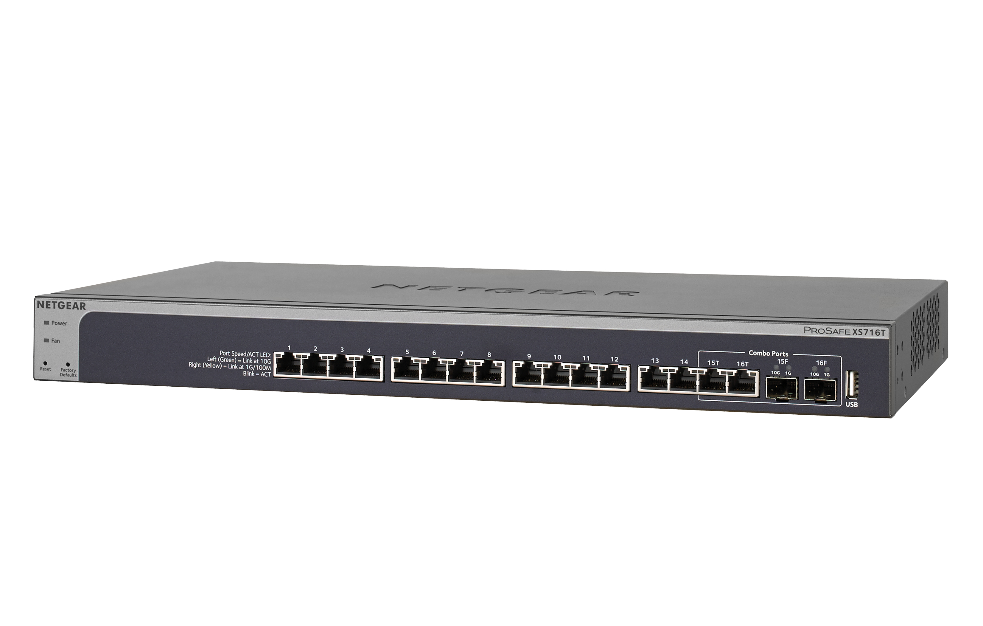 NETGEAR 16PRT 10G ETHER SMARTSWITCH 2 X SFP+ NETGEAR — view 2