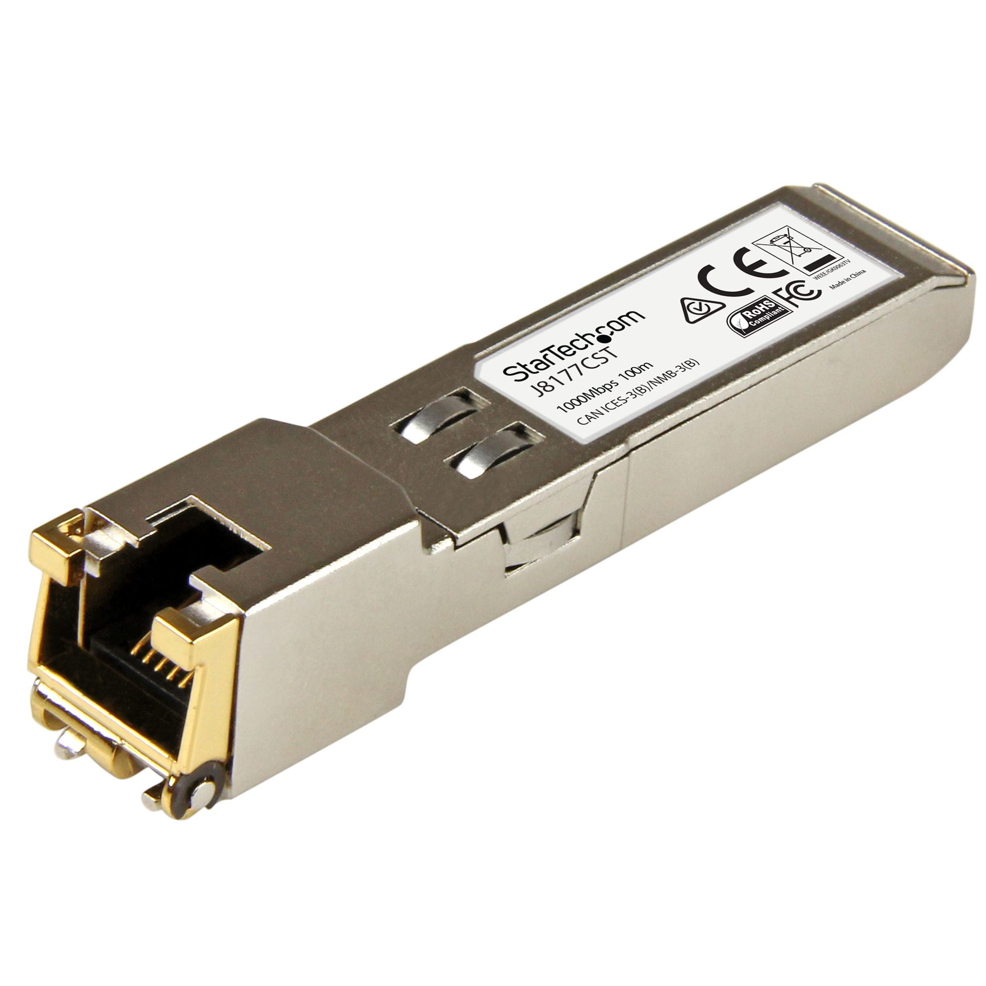 StarTech.com Gb RJ45 Copper SFP -HP J8177C Compatible StarTech.com — view 2