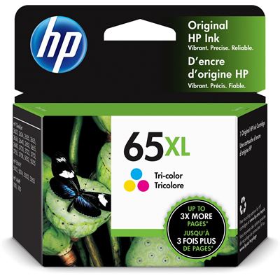 HP 65XL TRI-COLOR INK CARTRIDGE HP — view 1