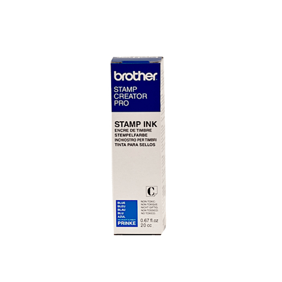 BROTHER BLUE REFILL INK BOTTLE FOR STAMP PRO BROTHER — view 2