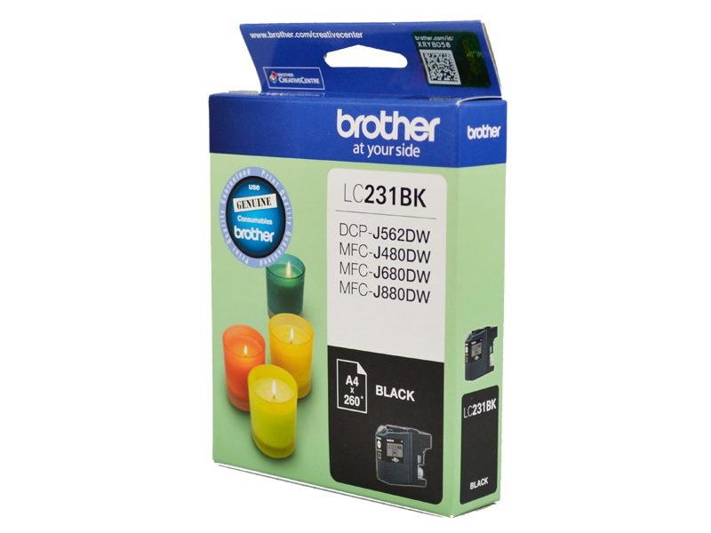 BROTHER LC231BK INK CARTRIDGE BLACK BROTHER — view 2