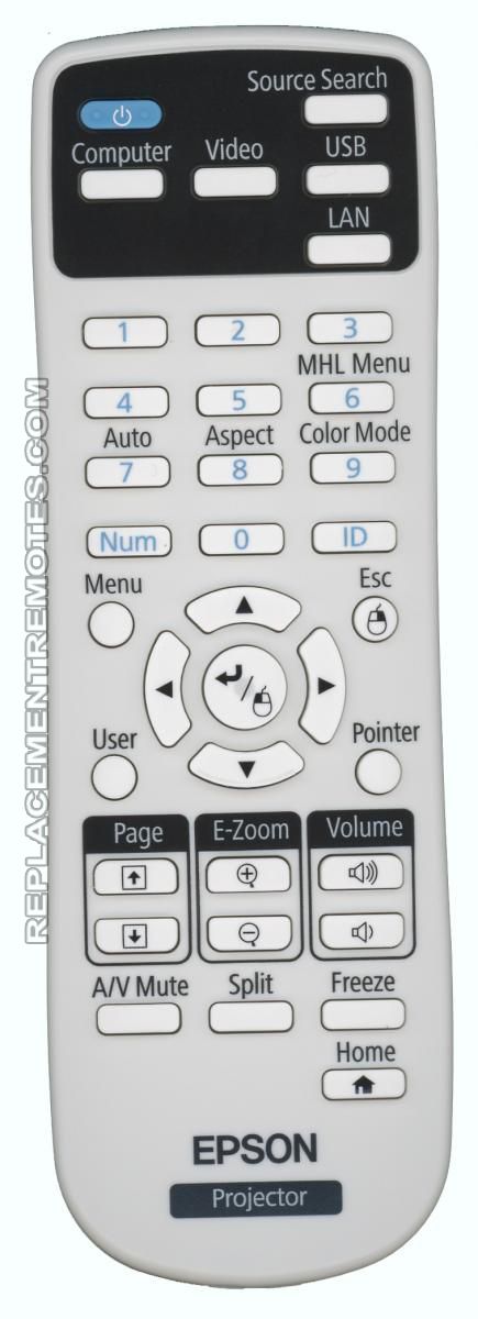 EPSON REMOTE CONTROL FOR EB-S31/X31/X36/W32/U3 EPSON — view 2