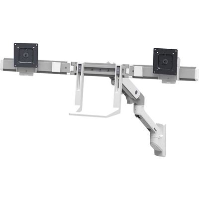 ERGOTRON HX WALL DUAL MONITOR ARM WHITE ERGOTRON — view 2