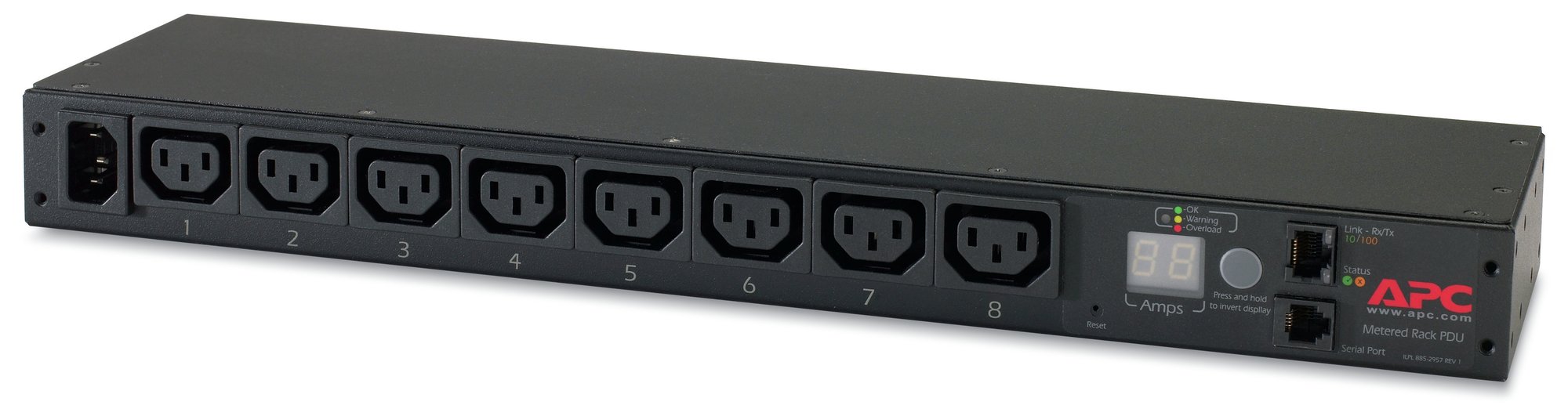 APC RACK PDU. METERED. 1U. 12A/208V. 10A/230 APC — view 2