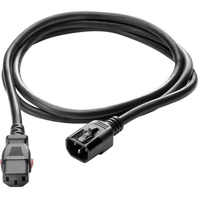 Hewlett Packard Enterprise C19/C20 WW 16A 2M BLK LCKNG PC Hewlett Packard Enterprise — view 2