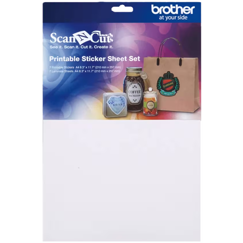 BROTHER FABRIC SCANNCUT PRINT STICKER SET BROTHER — view 2