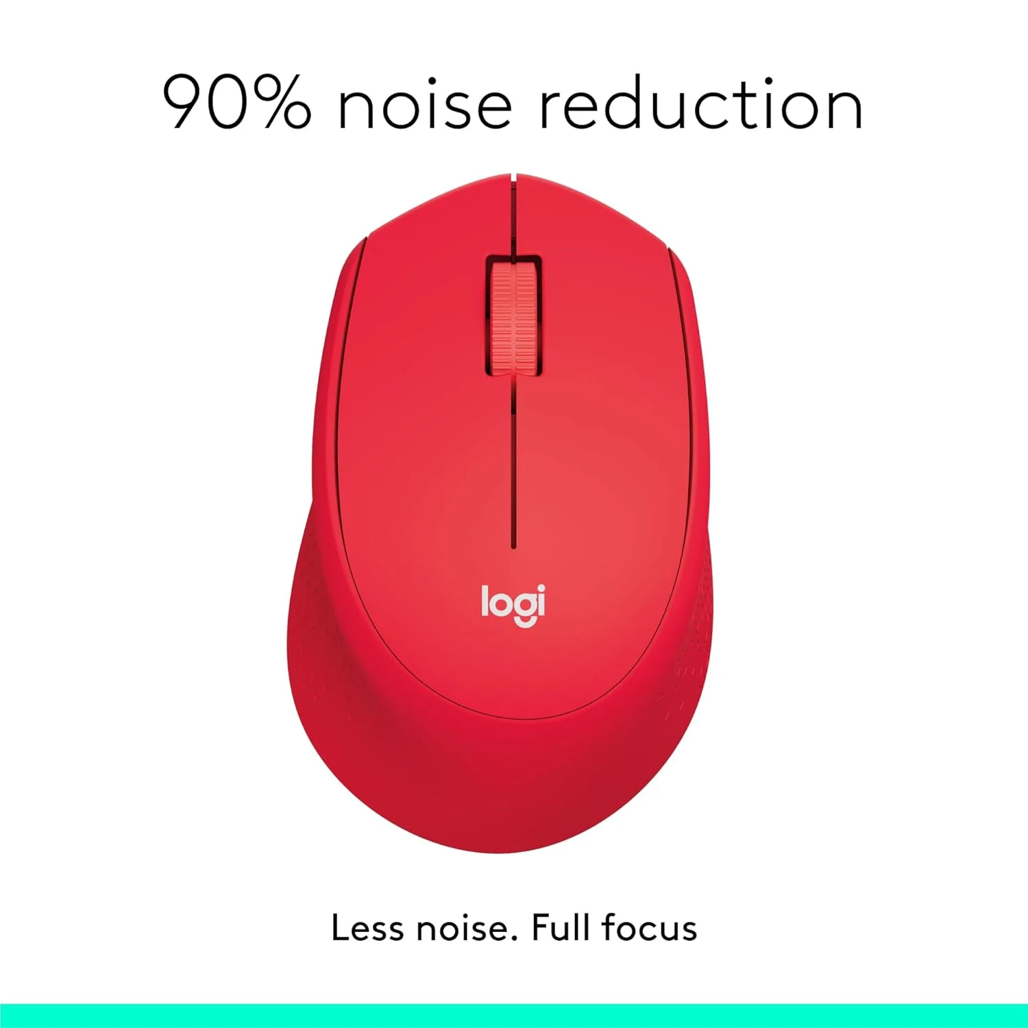 LOGITECH M331 SILENT PLUS MOUSE - RED LOGITECH — view 2