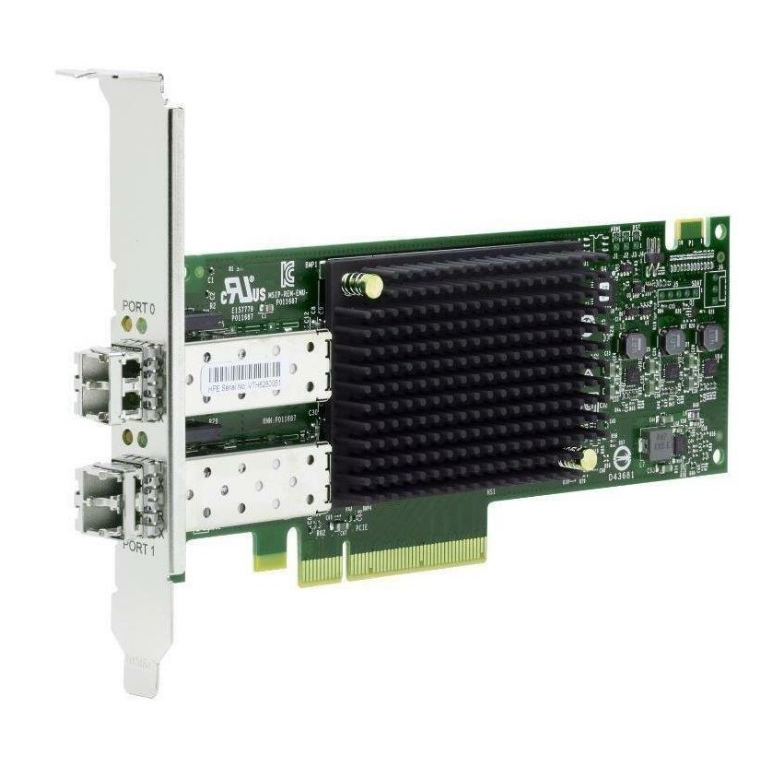Hewlett Packard Enterprise HPE SN1200E 16Gb 2p FC HBA Hewlett Packard Enterprise — view 2
