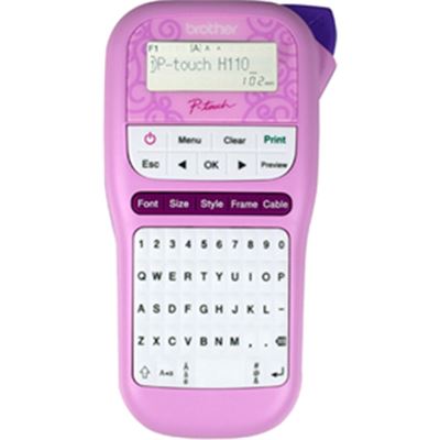 BROTHER PTH110PK PTOUCH DURABLE LABEL MAKER PINK BROTHER — view 2