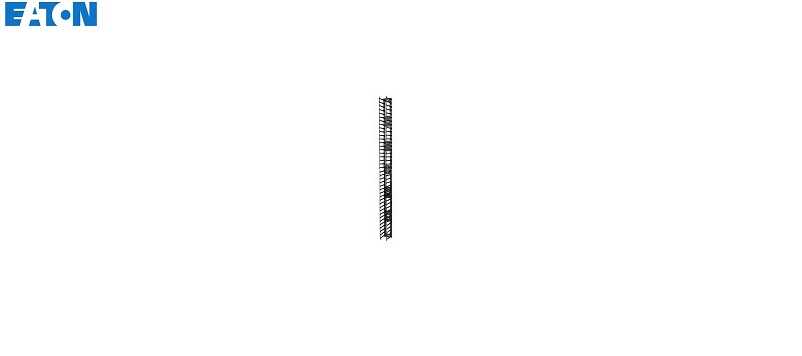 EATON Vertical Cable Manager (2U width) EATON — view 2