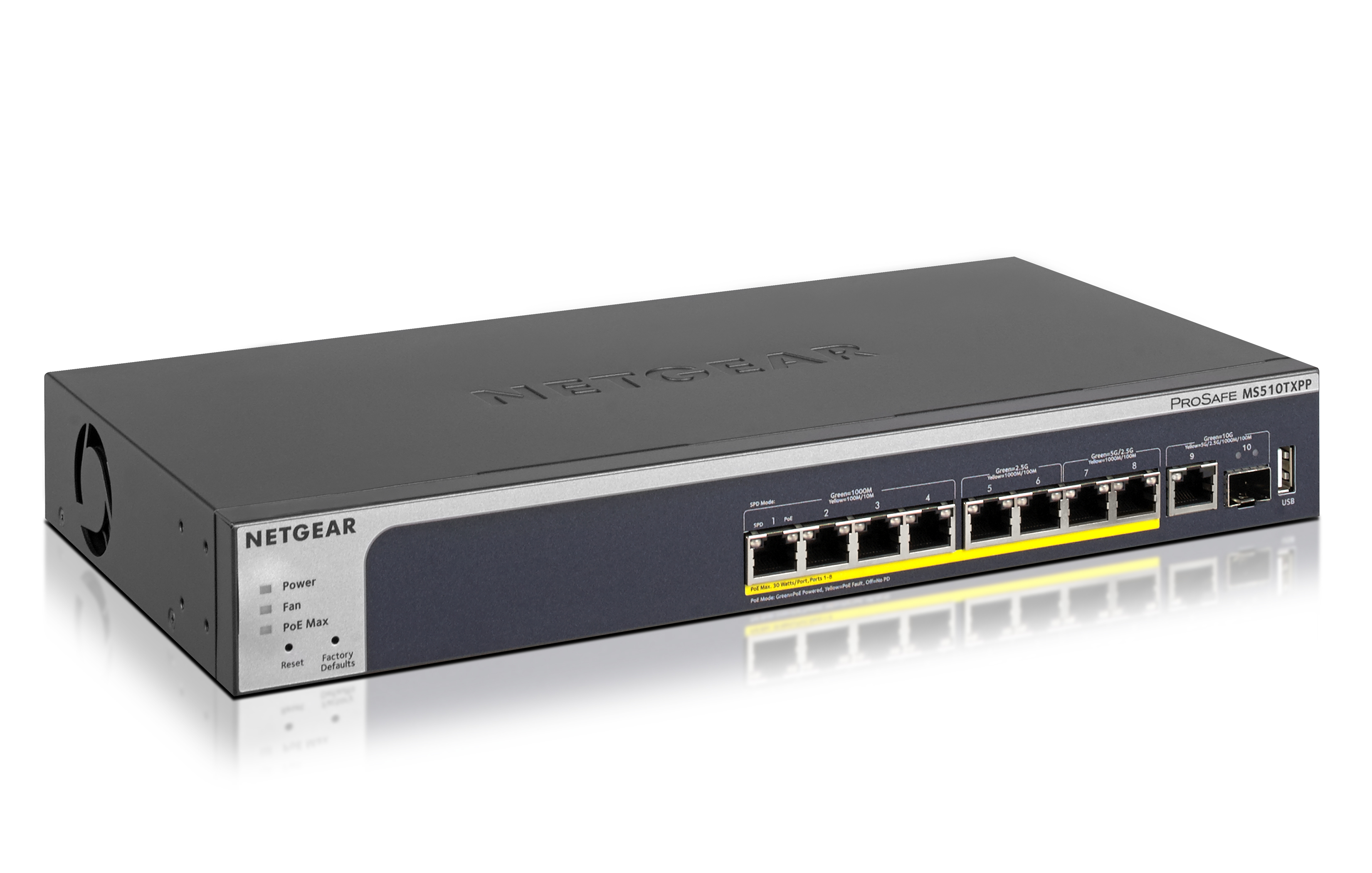 NETGEAR 8-PORT POE+ MULTI-GIGABIT SMART SWITCH NETGEAR — view 2