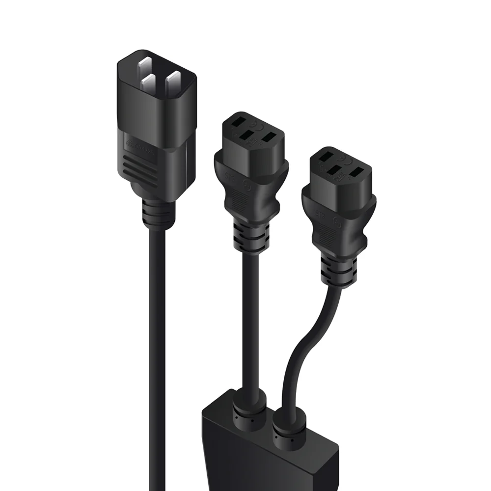ALOGIC 2M Y SPLITTER PWR CBL IEC C14(M)-C13(F) ALOGIC — view 1