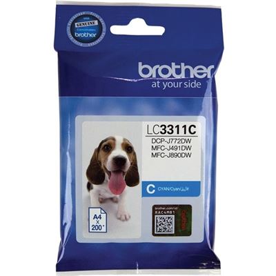 BROTHER LC3311C INK CARTRIDGE CYAN BROTHER — view 2
