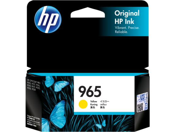 HP 965 YELLOW ORIGINAL INK CARTRIDGE HP — view 2