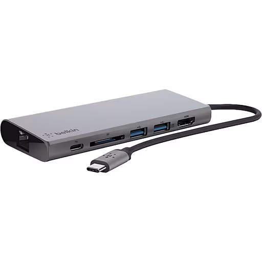 BELKIN USB-C 4-PORT MINI HUB + POWER PASS THRU BELKIN — view 2