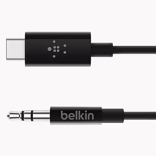 BELKIN USB-C TO 3.5 MM AUDIO CABLE 3 BLK BELKIN — view 2