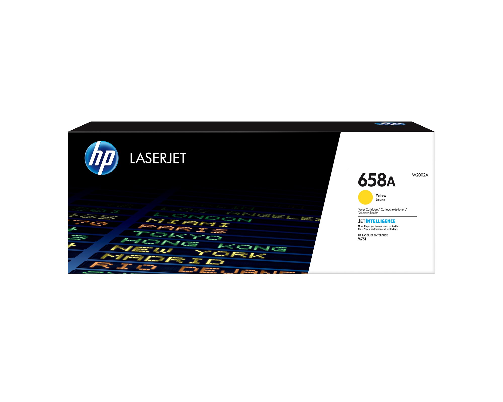 HP 658A Yellow LaserJet Toner Cartridge HP — view 2