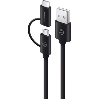 ALOGIC 1M USB2.0 TO USB-C & MICRO-B CABLE MTOM ALOGIC — view 2