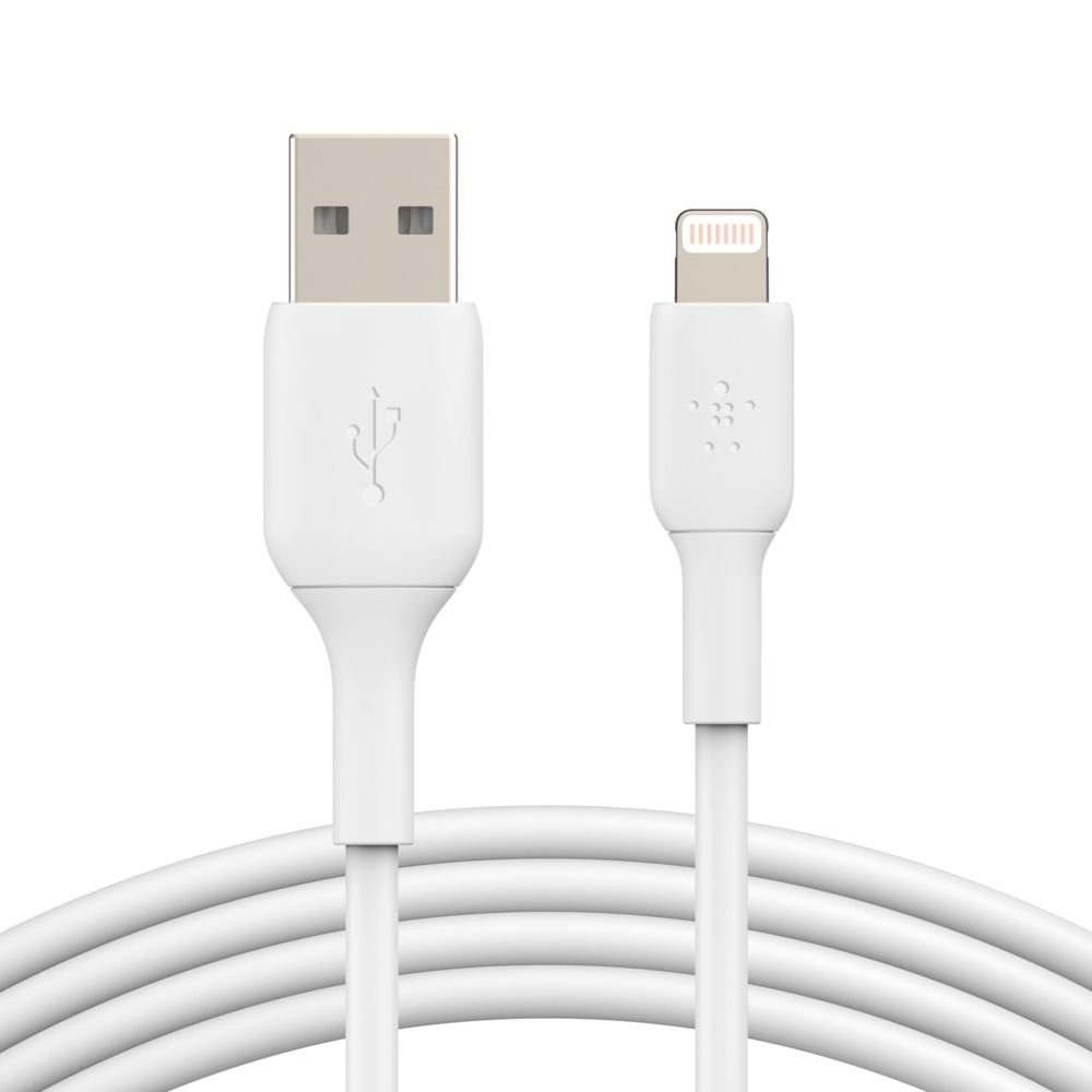 BELKIN LIGHTNING TO USB-A CABLE 2M WHITE BELKIN — view 2
