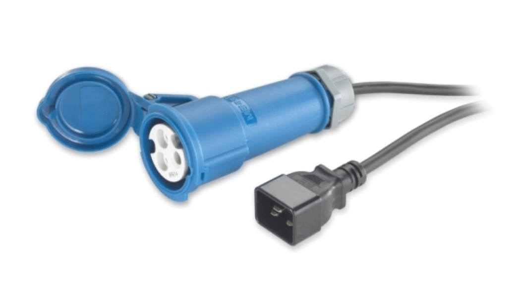 APC EPDU power cord IEC309 16A to C20 0.5m APC — view 2