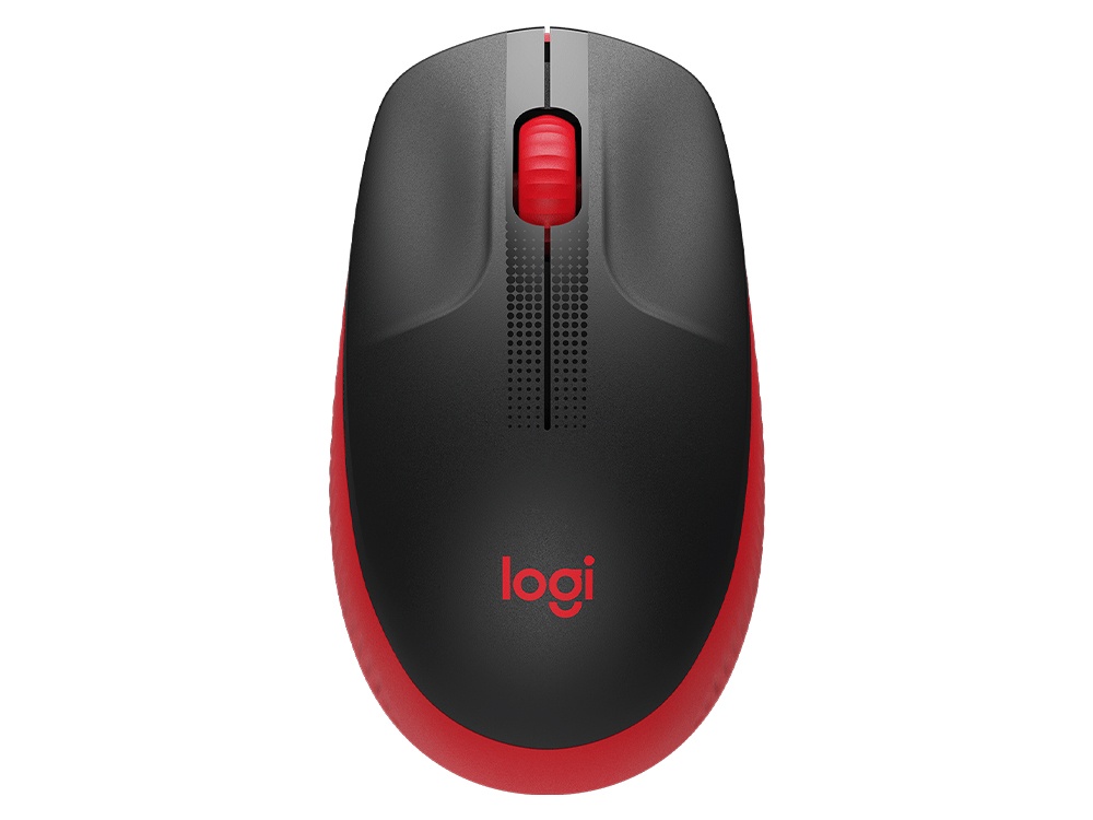 LOGITECH M190 WIRELESS MOUSE - RED LOGITECH — view 2