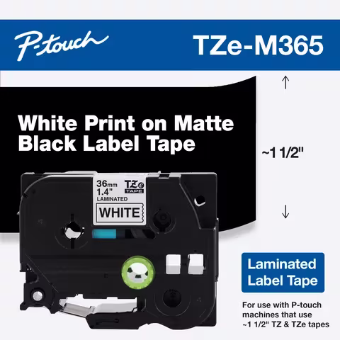 Brother TZe-M365 Labelling Tape 12mm BROTHER — view 2