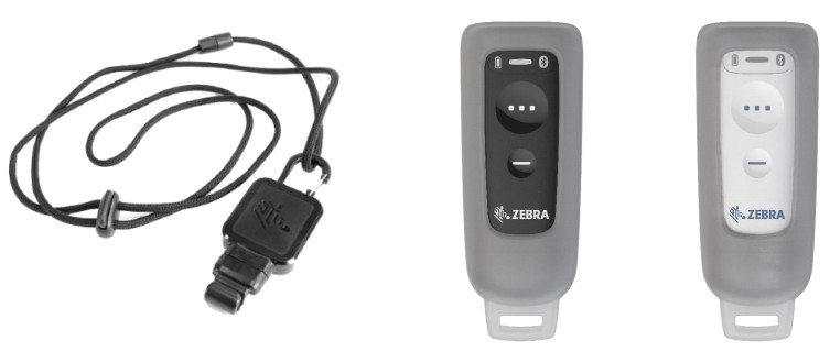 ZEBRA Lanyard Retractor Silicon ZEBRA — view 2