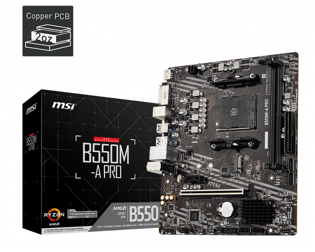 MSI B550M-A PRO MSI — view 2