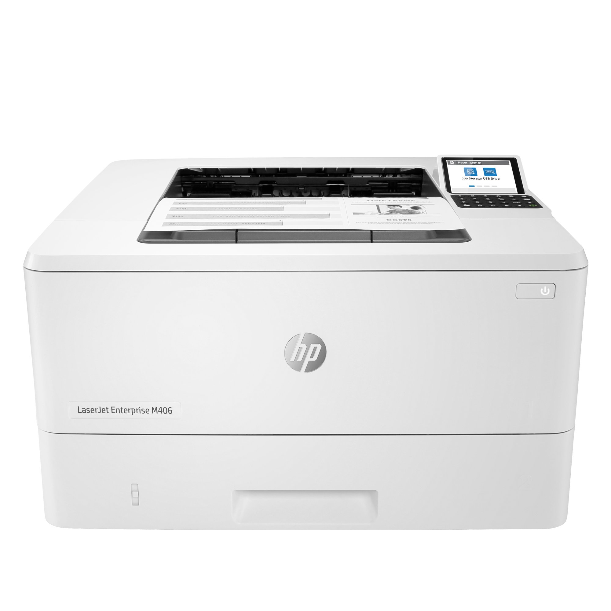 HP LaserJet Enterprise M406dn HP — view 2
