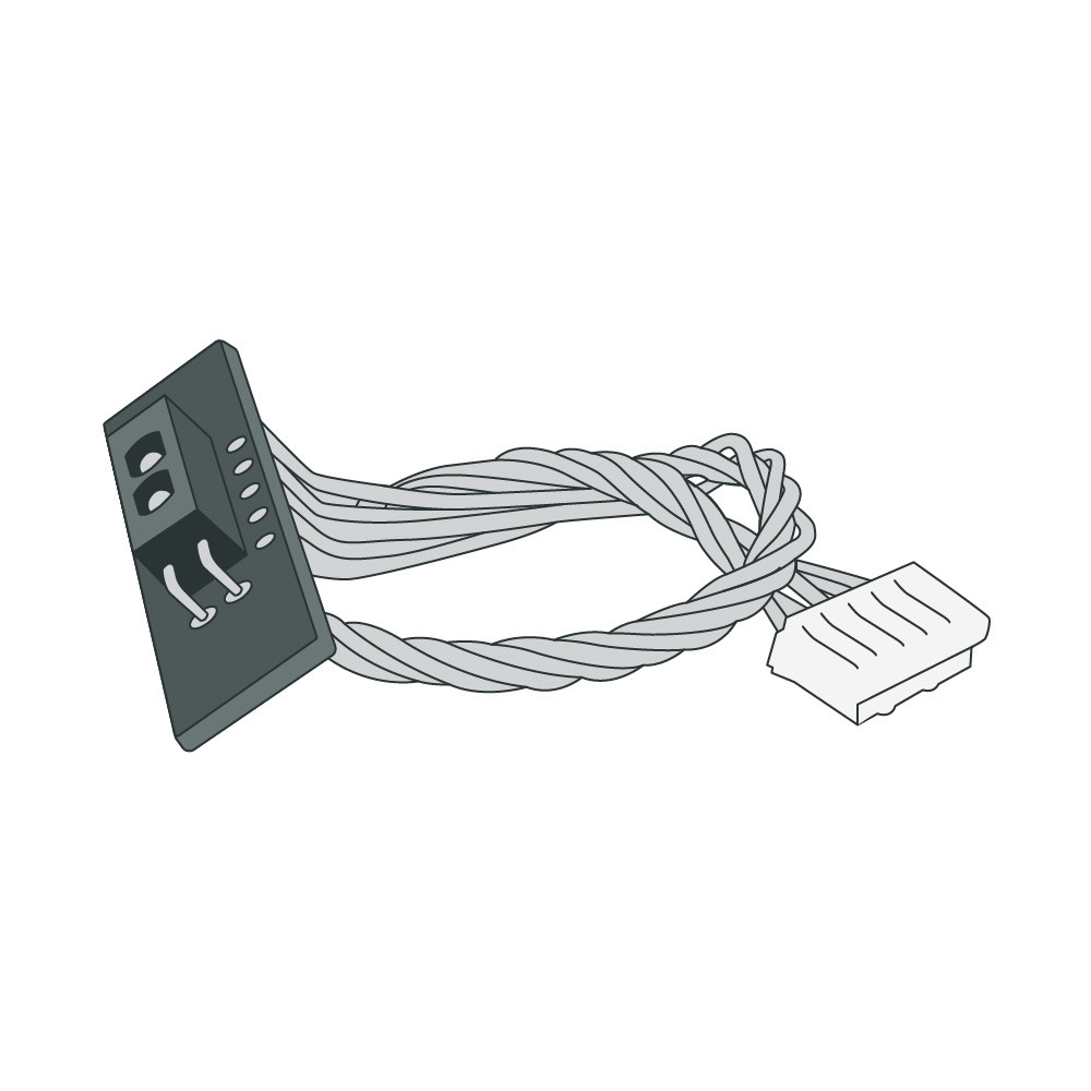 ZEBRA Kit Upper Media Sensor (moveable gap ZEBRA — view 2